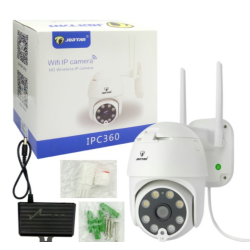  Αδιάβροχη Camera JORTAN WiFi IPC360 με Tracking Motion, Αμφίδρομη Επικοινωνία, Νυχτερινή Λήψη