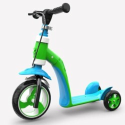 Scoot and Ride Bicycle for kids 1-5 years old Green-Blue