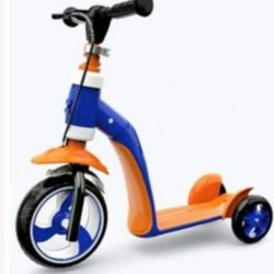 Scoot and Ride Bicycle for kids 1-5 years old Orange-Blue