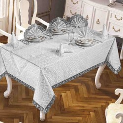 Tablecloth Set 26 Pieces - Gray